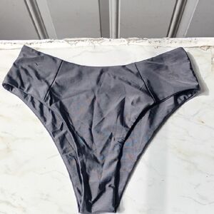 Source Unknown Gray Swim One Piece